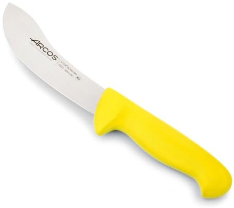 Arcos Ausbeinmesser mit Edelstahlklinge 160 mm - Ergonomischer Griff aus Polypropylen, Ideal für das Häuten - Gelb, Serie 2900