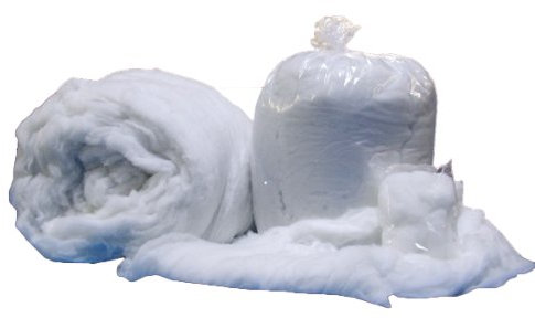 Deko-Schnee-Shop Riesendecke aus Schneewatte gerollt 0,45 x 18 m, 4 cm dick, 8,1 m², schwer entflammbar British Standard (EUR 15,93/m²)