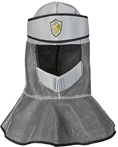 W WIDMANN MILANO Party Fashion 03585 - Ritterhelm, Silber, Mittelalter, Krieger, Hut, Kopfschmuck, Accessoire, Karneval, Mottoparty