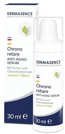 DERMASENCE Chrono retare Anti-Aging-Serum, 30 ml | Regenerierendes Anti-Aging-Serum für reife Haut, mit Hyaluron, Ectoin und Juvenol®, glättet Trockenheitsfältchen, vegan
