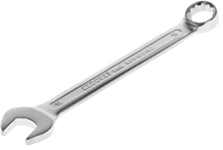 GEDORE Red Combination Spanner SW 18 mm Matt Satin Finish Chrome Vanadium Steel Silver