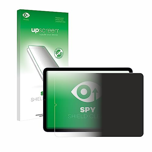 upscreen Blickschutzfolie für Apple iPad Air 5 WiFi 2022 | (5. Gen.) Anti-Spy Displayschutz Made in Germany Privacy Screen Protector Sichtschutz Blaulichtfilter Klare Folie