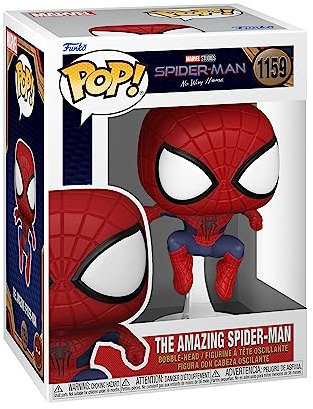 Funko Pop! Marvel: Spiderman No Way Home 2021 - Spider-Man - Leaping SM3 - Spider-man - Collectable Vinyl Figure - Gift Idea - Official Merchandise - Toys for Kids & Adults - Movies Fans