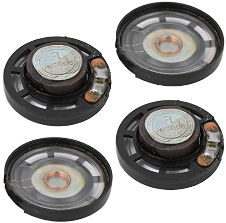 PATIKIL 0,25W 8 Ohm 28,5mm Diametro Rotondo Esterno Magnete Elettronico Altoparlante Altoparlante 4pz