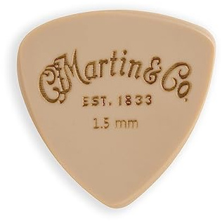 MARTIN Púa Luxe by Martin, Contour, 1,5 mm, beige, diseño asimétrico (18A0118)