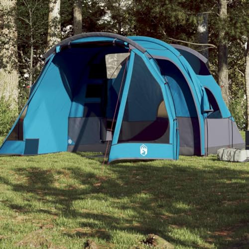 Rantry Tunnelzelt für 4 Personen, blau, wasserdicht, Einrichtung, Campingzelt, Strandzelt, Trekkingzelt