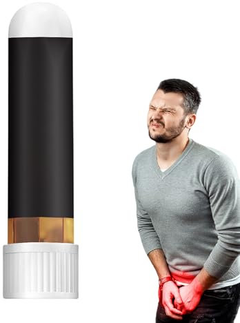 Nasal Stick, Natural Aromatherapy Nasal Sticks, Body Care, Boost Vitality, Gentle Inhalation Tool for Relieve Discomfort Enhance Breathing Clean Your Nose, Pressure Solution, Black