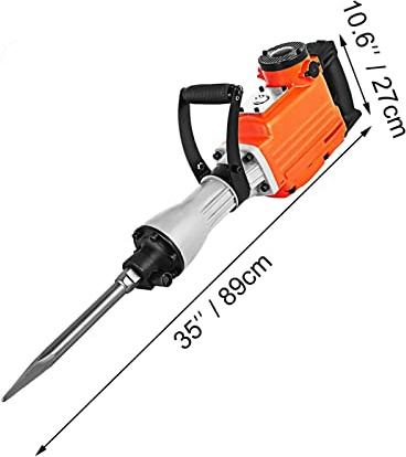 Martello rotativo multifunzionale di demolizione 150 0W 2200W 3600W Trapano a impatto sugli utensili elettrici in fiamme del calcestruzzo.,Lavori più stabili(2200W)