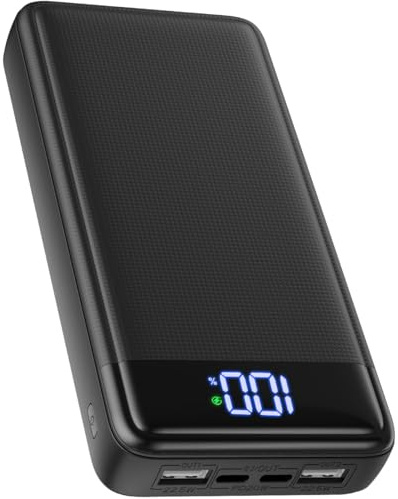 Power Bank, 22.5W Batería Externa 26800mAh, 20W USB C Entradas y Salidas Cargador Portatil Carga Rápida Bateria Portatil Compatible con iPhone 16 15 14 13 12 Pro MAX iPad Tablet etc.
