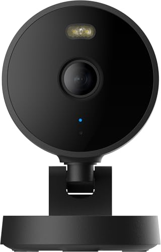 Aqara Kamera G100 Select, 2K inomhus/utomhus säkerhetskamera, HomeKit säker video, 2-vägs ljud, spotlight färg/IR mörkerseende, AI-detektion, Wi-Fi 6, stöder HomeKit, Alexa, Google, Svart