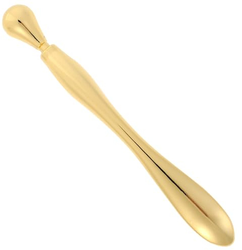 UPKOCH Zuverlässiges Augenmassagegerät Roségold Handlicher Gesichtscreme Applikator aus Robustem Zinklegierungs Massagestab für Hautpflege bei Augenschwellungen und Tränensäcken