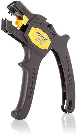 Globe Warehouse Jokari Wire Stripper - 0007654710005 - Yellow Plastic Wire Stripper