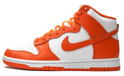 Nike Herren Dunk Hi Retro Basketballschuh, White Orange Blaze White, 40.5 EU