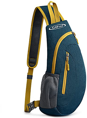 G4Free - Bolsa para el pecho con bolsillos para mujer, hombres, niños, Azul oscuro, S, Tabletas