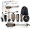 Bellissima Imetec Air Wonder, Spazzola Ad Aria Calda, Tecnologia a Ioni, Spazzole Rivestite In Ceramica e Cheratina, Asciuga, Dona Volume, 8 Accessori, 1000 W, bianco