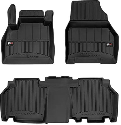 OMAC Gummi Fußmatten kompatibel mit Renault Kangoo 2007-2021 Premium TPE Automatten 3tlg