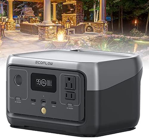PLABNK Stazione di energia Solare, Alimentatore Portatile per accumulo di energia da 256 Wh, Ricarica Rapida in 1 Ora Adatto per Viaggi Domestici all'aperto