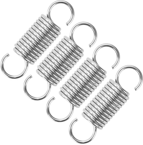 GUNGY Zugfedern mit Haken Edelstahl Zugfeder Spannfeder 45mm Außendurchmesser 14mm Drahtdurchmesser 1,8 mm Maximale Zugkraft 7,60kg 1,8x14x45mm 4 Stück