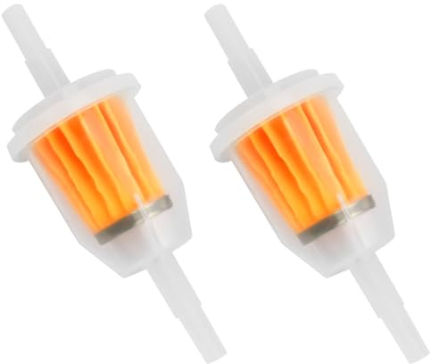 Universal Benzinfilter 2 Stück 6mm & 8mm für Rasenmäher Moped Motorrad