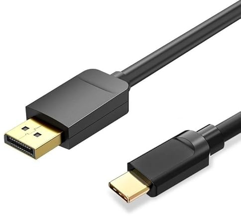 Watio Wave Conversor - conversor usb-c a displayport de 2 m, soporta alta resolución, con materiales resistentes y diseño compacto.*