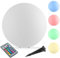 TecTake® Bola de Led con Mando y Luz Nocturna, Luces Led Habitacion para Decoracion Hogar y Jardin, Luces Terraza, Iluminación Jardin, Lampara Exterior, Decoración Habitación - 40 x 40 x 40 cm