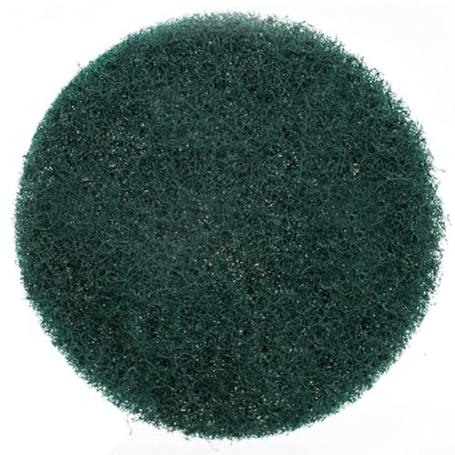 15 almohadillas de pulido y pulido de nailon de 3 pulgadas para fregar industriales, duchas, bañeras, fregaderos, azulejos, lechada, compatible con 3 pulgadas A (verde (240#))