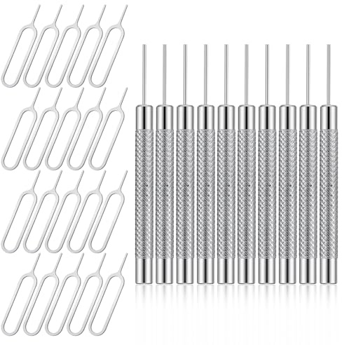 30Pcs Sim Card Removal Tool Sim Card Tool Sims Ejector Tools Phone Sims Cards Removal Tools Phone Tray Opener Pin Smooth and Burr-Free for All Cell Phones