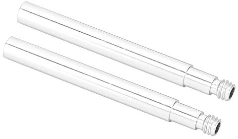 Generic 2 Stück 60 Mm Fahrrad-Presta-Ventilverlängerung, Einfache Inflation, Innenreifen-Ventilverlängerung für Verschiedene Fahrräder (Silver)