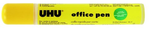 UHU Klebepen Office, Lösungsmittelfreier Klebepen, transparent, 60 g
