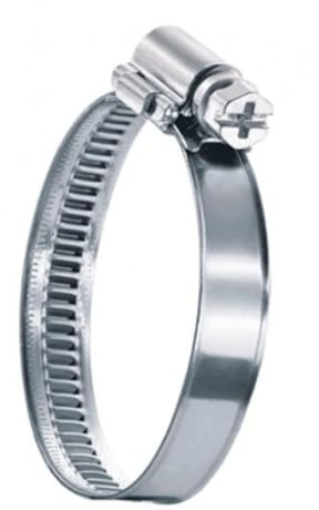 Schläfer 660304 | 8PCS - Edelstahl verstellbare Band-Schlauchschellenklemme 16-25mm, verstellbare Schraubklemmmanschette, Banddurchmesser 9mm.