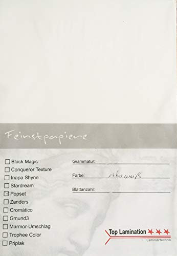 100 Blatt DIN A2 weißes Papier 120g/m² von Top Lamination bedruckbar, super zum Basteln