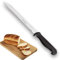 Bread/Roast Carving Knife 8”/19cm Double Edged Blade - with Serving Prongs. Multi Use Knife, Ultra Fine Precision Ground from Razor Blade Steel. Comfortable Handle. Made in UK by Taylors Eye Witness