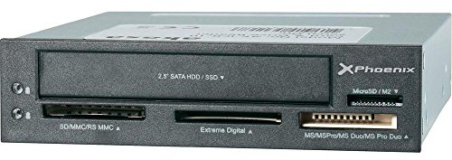 Phoenix Technologies PHCARDREADER3.0 - Lector (MS Micro (M2),MS Pro Duo,SDHC, Negro, 3.5, 480 Mbit/s, USB 3.0)