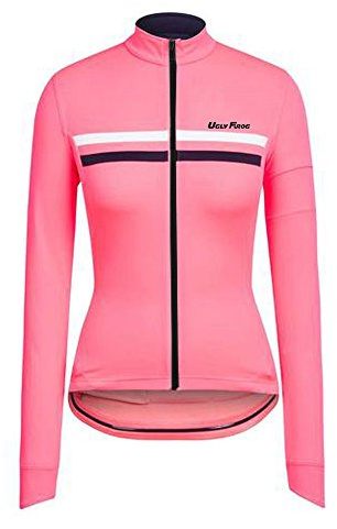 UGLY FROG Neue Frühling & Herbst MTB Fahrradtrikot Langarm Shirt Damen Breathable Radfahren Fahrrad Lange Hülsen Jersey Fahrrad Hemd Frauen Langarm Fahrradbekleidung
