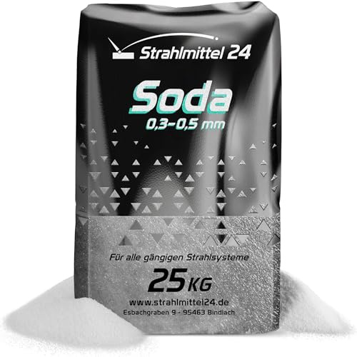 Samore 25 kg Strahlsoda von Strahlmittel24 0,3-0,5 mm