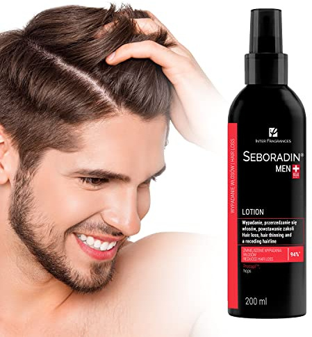 Seboradin Lotion Fortifiante Homme Anti-chute Aide au Maintien des Fibres Capillaires sur les Cheveux 200 ml