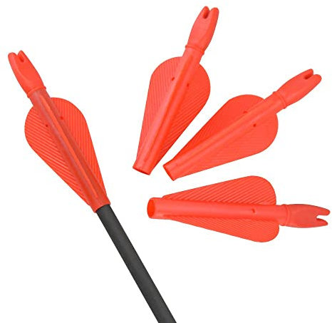 AMEYXGS Bogenschießen Pfeilnocke mit Pfeile Feder für 8mm Pfeilschaft