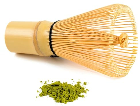 Matcha Whisk, 100-Prong Bamboo Chasen for Matcha Powder, Japanese Tea Whisk | Handcrafted 100-prong bamboo chasen creates smooth, frothy matcha for traditional tea