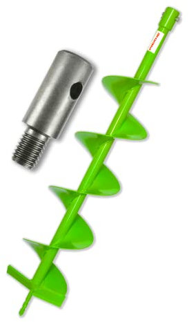 WERHE® trapano professionale, coclea per trapano 150 mm robusto con adattatore m14 - trapano per pali trapano per pozzi punta di perforazione precisa - trapano per trivella