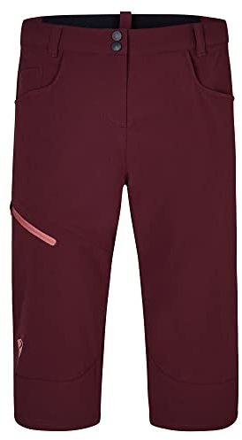 Ziener Damen Outdoor-Shorts/Rad- / Wander-Hose - atmungsaktiv,schnelltrocknend,elastisch,3/4,Knielang Nioba