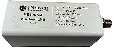 Norsat Ku-Band LNB HS1057AF White