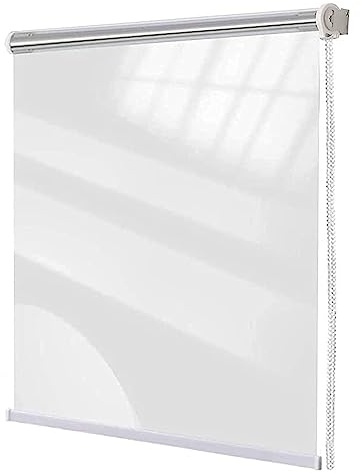 tow000ack Isolamento Termico Impermeabile Tenda a Rullo Trasparente,Tapparella Avvolgibile in Plastica PVC,Antivento Antipolvere Antipioggia per Interni ed Esterni,Larghezza x Altezza (1 * 1.2m)