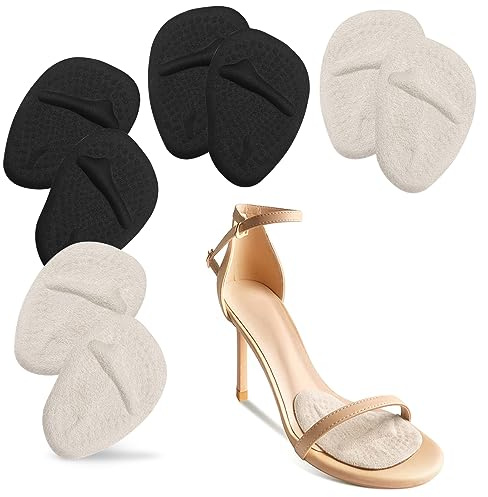 8 PCS Vorfußpolster Gel，Wiederverwendbares Ballenpolster Vorfuß，high heels einlagen für Frauen - Verhindert Schwielen und reduziert Schmerzen.