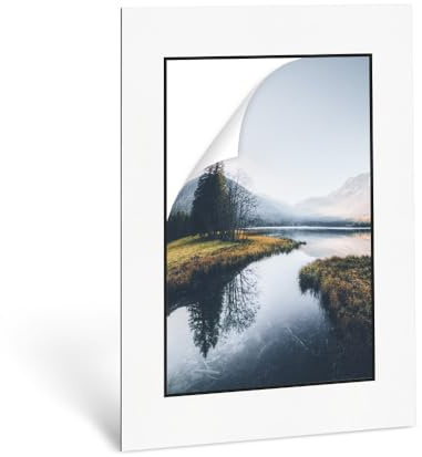 Bildershop-24 Passepartout mit Innenausschnitt nach Wunsch und schwarzem Kern - Außen: 42x59,4cm (DIN A2) (BxH) Premium Museumsqualität Farbe wählbar - Zuschnitt (Bildgröße) nach Maß Anfertigung