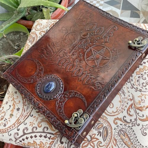 Personalisiertes Leder-Ringbuch, Portfolio für Herren, 3 Ringe mit 2,5 cm Ring, Lederbuch, individuelles Schattenbuch, Zuhause, Schule und Bürobedarf, Ordner, Organizer (Braun, keine Gravur)
