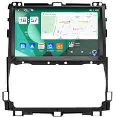 For Toyota Land Cruiser Prado 120 3 III 2002-2009 Car Stereo 2 DIN Wireless Carplay Android Auto 9 Full IPS Touchsreen HD Live Rearview/BT 5.0/WIFI/4G SIM/DVR/GPS/SWC/OBD 2/FM AM Radio RDS DAB+DSP(M8