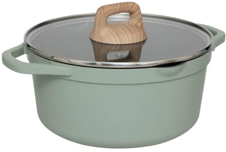 5five - faitout horizon en aluminium forgé vert d24cm