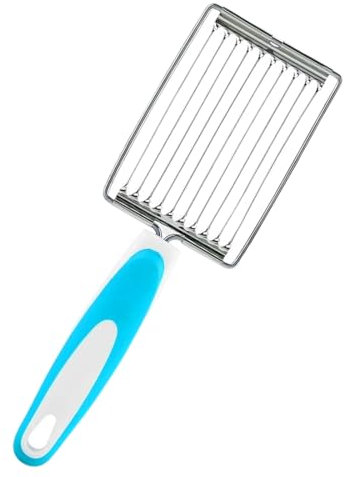 EIHI Rebanador de queso, rebanador de carne de jamón, cortador de carne de jamón, rebanador de huevos cocidos con mango, rebanador de tomate, rebanador, 1 pieza