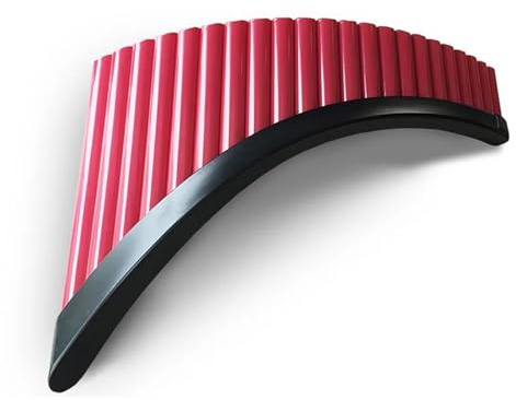 Panflöte 22 Pfeifen Panflöte Mit Basis G-Taste ABS-Kunststoff Panflöte Musikinstrument Stimmbare Panflöte(Right A)