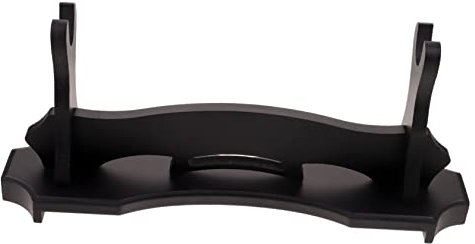ibasenice présentoir Support pour collection de flûtes Support pour couteaux et Rester des stands support mural porte- range couteaux porte- en bois porte- décoratif Black